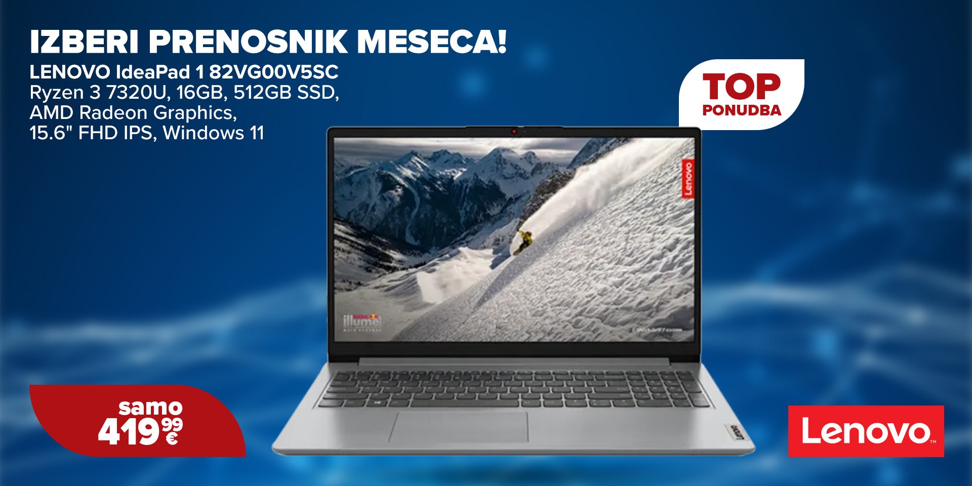 Prenosnik meseca novembra top ponudba